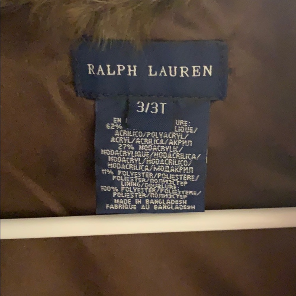 Ralph Lauren 3T Faux Fir Vest - Picture 2 of 4